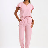 THE LADIES V-NECK FLOW TOP - Greens Medi Scrubs South Africa - Premium Medical Uniforms & Apparel - Delivery Across SA