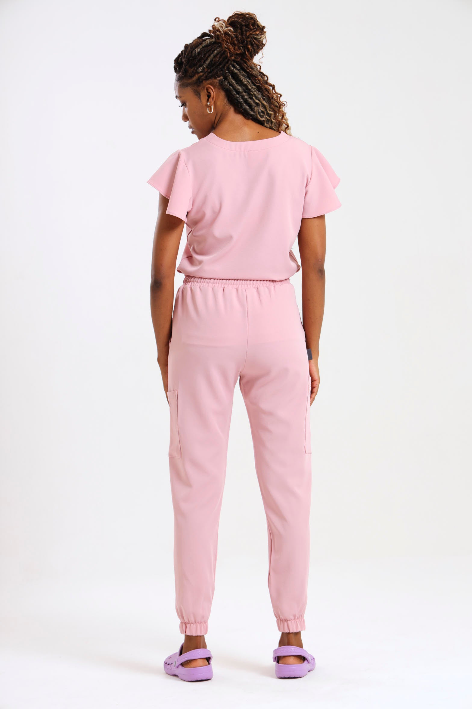 THE LADIES V-NECK FLOW TOP - Greens Medi Scrubs South Africa - Premium Medical Uniforms & Apparel - Delivery Across SA