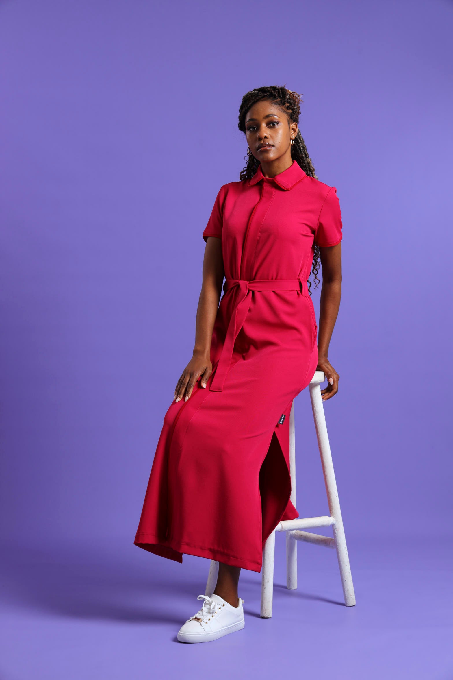 NEW LADIES SHORTSLEEVE MODEST DRESS - Greens Medi Scrubs South Africa - Premium Medical Uniforms & Apparel - Delivery Across SA