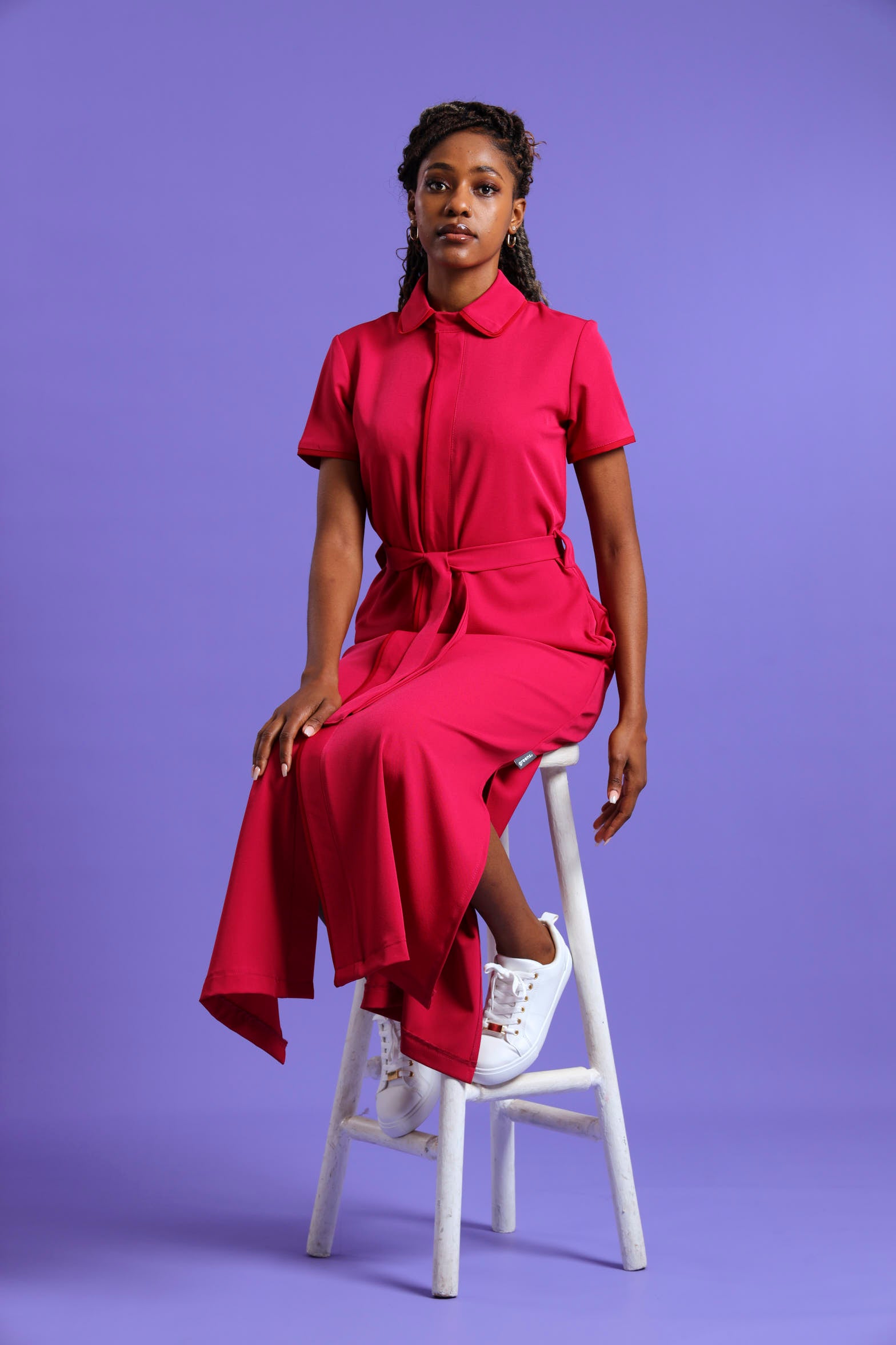 NEW LADIES SHORTSLEEVE MODEST DRESS - Greens Medi Scrubs South Africa - Premium Medical Uniforms & Apparel - Delivery Across SA