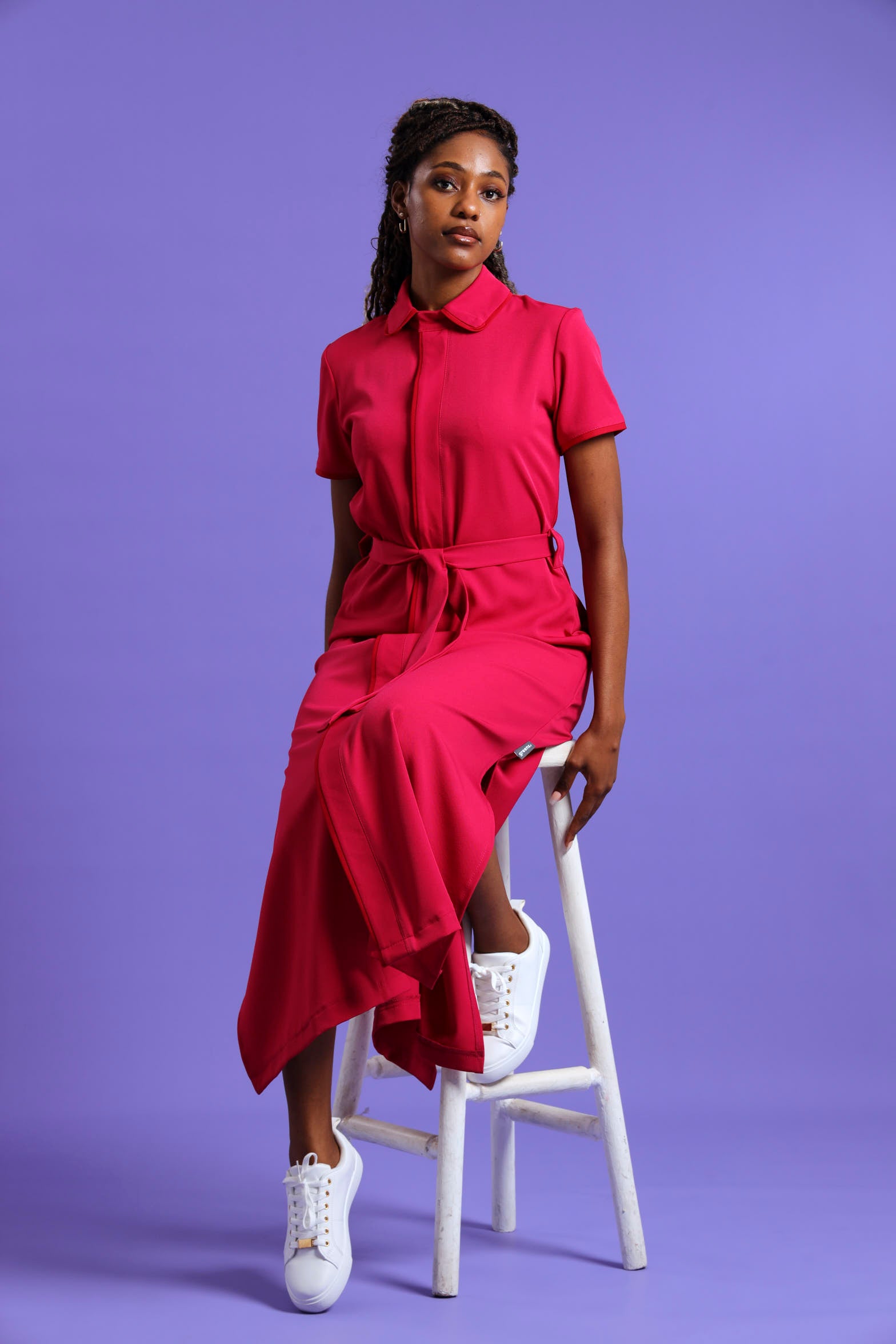 NEW LADIES SHORTSLEEVE MODEST DRESS - Greens Medi Scrubs South Africa - Premium Medical Uniforms & Apparel - Delivery Across SA