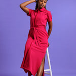 NEW LADIES SHORTSLEEVE MODEST DRESS - Greens Medi Scrubs South Africa - Premium Medical Uniforms & Apparel - Delivery Across SA