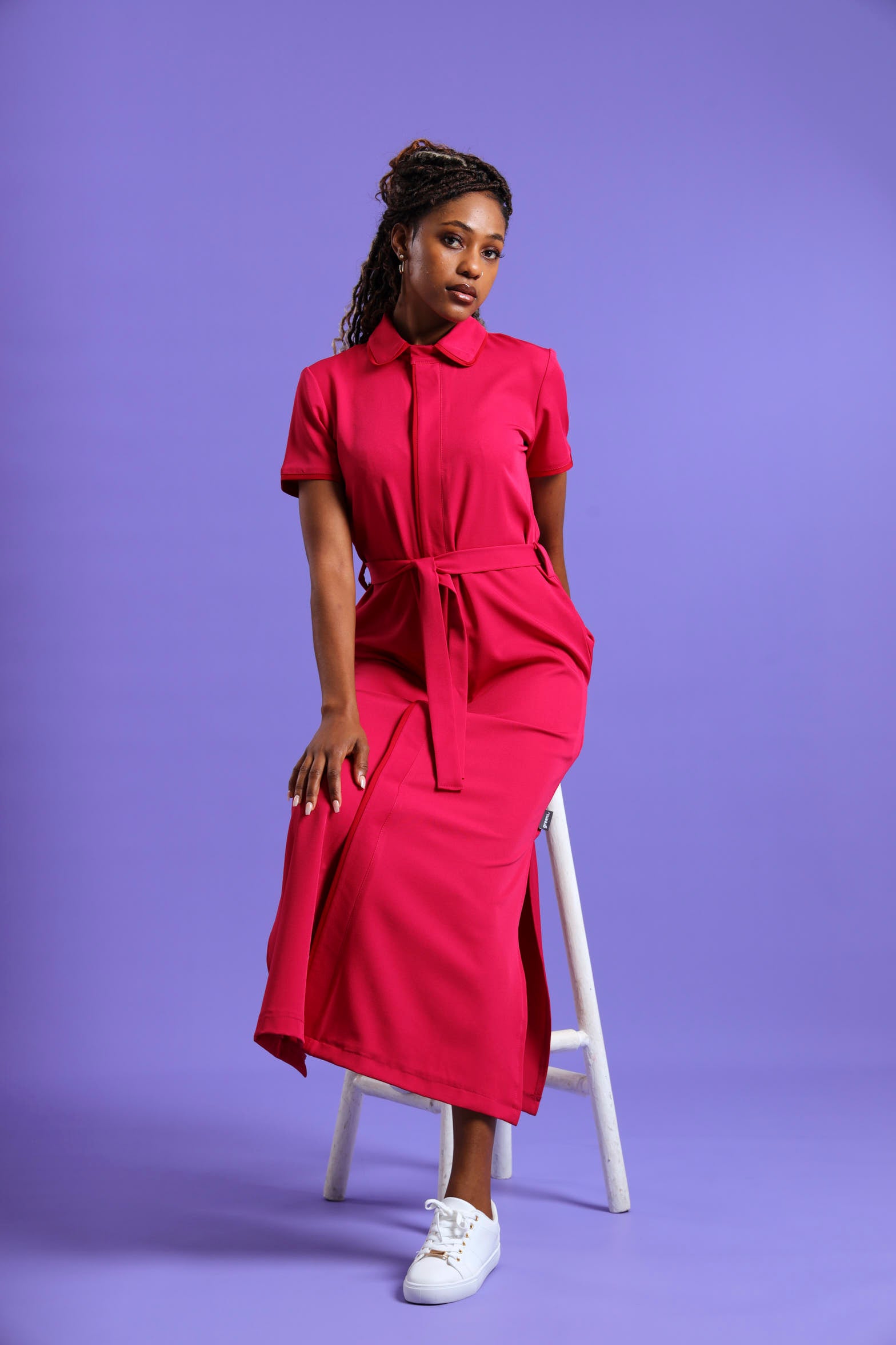 NEW LADIES SHORTSLEEVE MODEST DRESS - Greens Medi Scrubs South Africa - Premium Medical Uniforms & Apparel - Delivery Across SA
