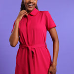 NEW LADIES SHORTSLEEVE MODEST DRESS - Greens Medi Scrubs South Africa - Premium Medical Uniforms & Apparel - Delivery Across SA