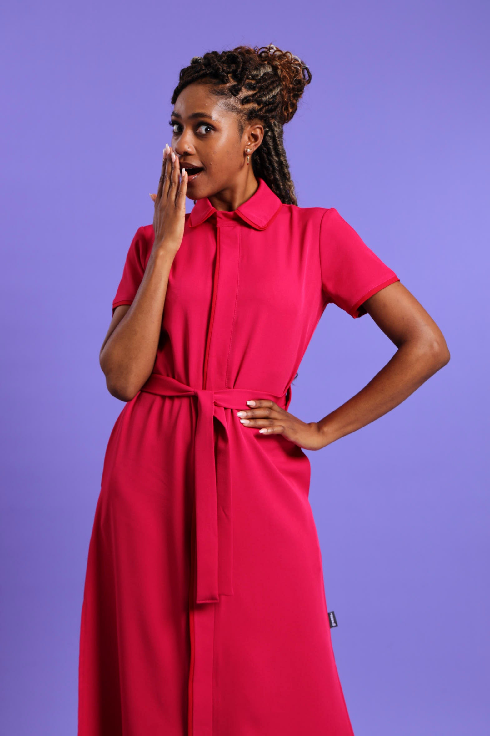 NEW LADIES SHORTSLEEVE MODEST DRESS - Greens Medi Scrubs South Africa - Premium Medical Uniforms & Apparel - Delivery Across SA