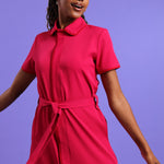 NEW LADIES SHORTSLEEVE MODEST DRESS - Greens Medi Scrubs South Africa - Premium Medical Uniforms & Apparel - Delivery Across SA