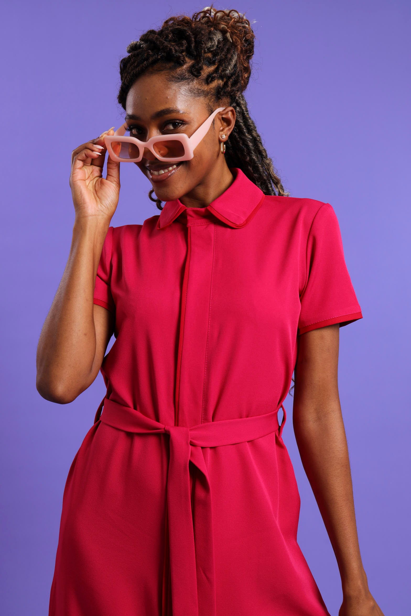 NEW LADIES SHORTSLEEVE MODEST DRESS - Greens Medi Scrubs South Africa - Premium Medical Uniforms & Apparel - Delivery Across SA