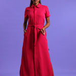 NEW LADIES SHORTSLEEVE MODEST DRESS - Greens Medi Scrubs South Africa - Premium Medical Uniforms & Apparel - Delivery Across SA