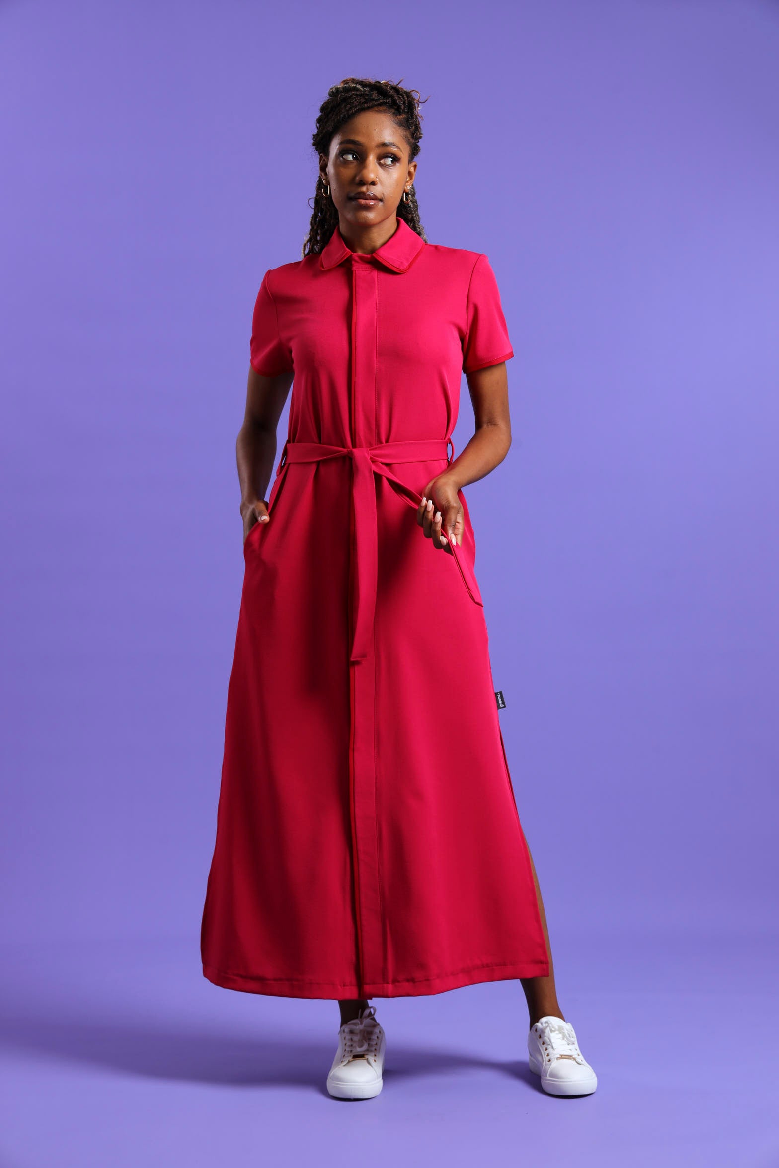 NEW LADIES SHORTSLEEVE MODEST DRESS - Greens Medi Scrubs South Africa - Premium Medical Uniforms & Apparel - Delivery Across SA