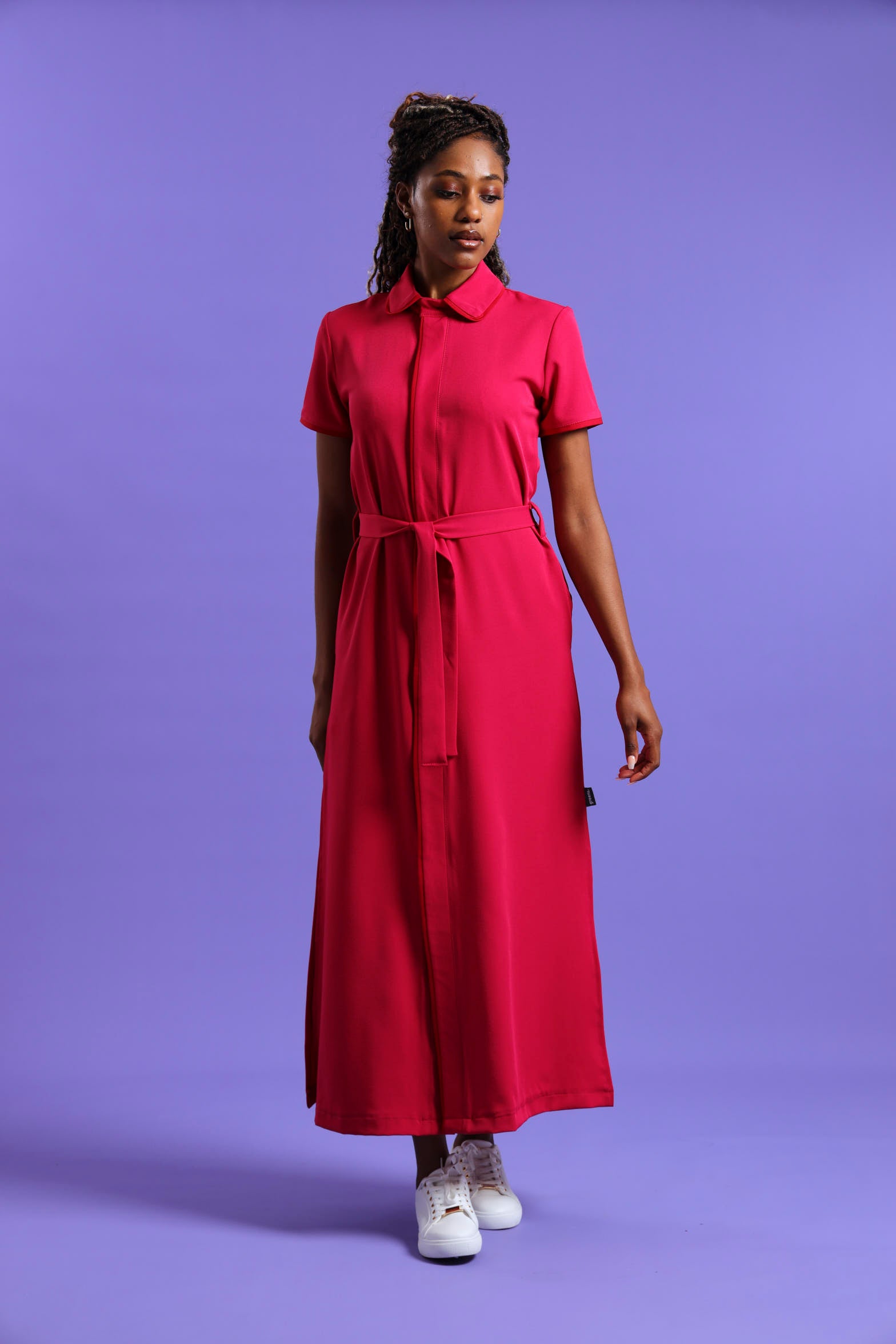 NEW LADIES SHORTSLEEVE MODEST DRESS - Greens Medi Scrubs South Africa - Premium Medical Uniforms & Apparel - Delivery Across SA