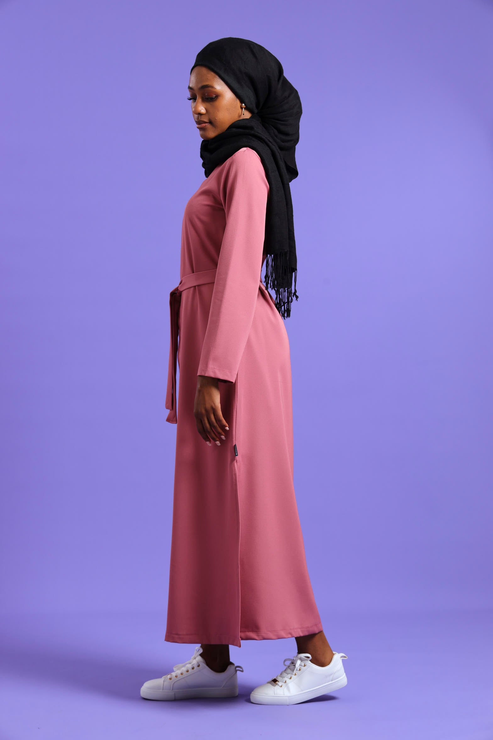 NEW LADIES LONGSLEEVE MODEST DRESS - Greens Medi Scrubs South Africa - Premium Medical Uniforms & Apparel - Delivery Across SA