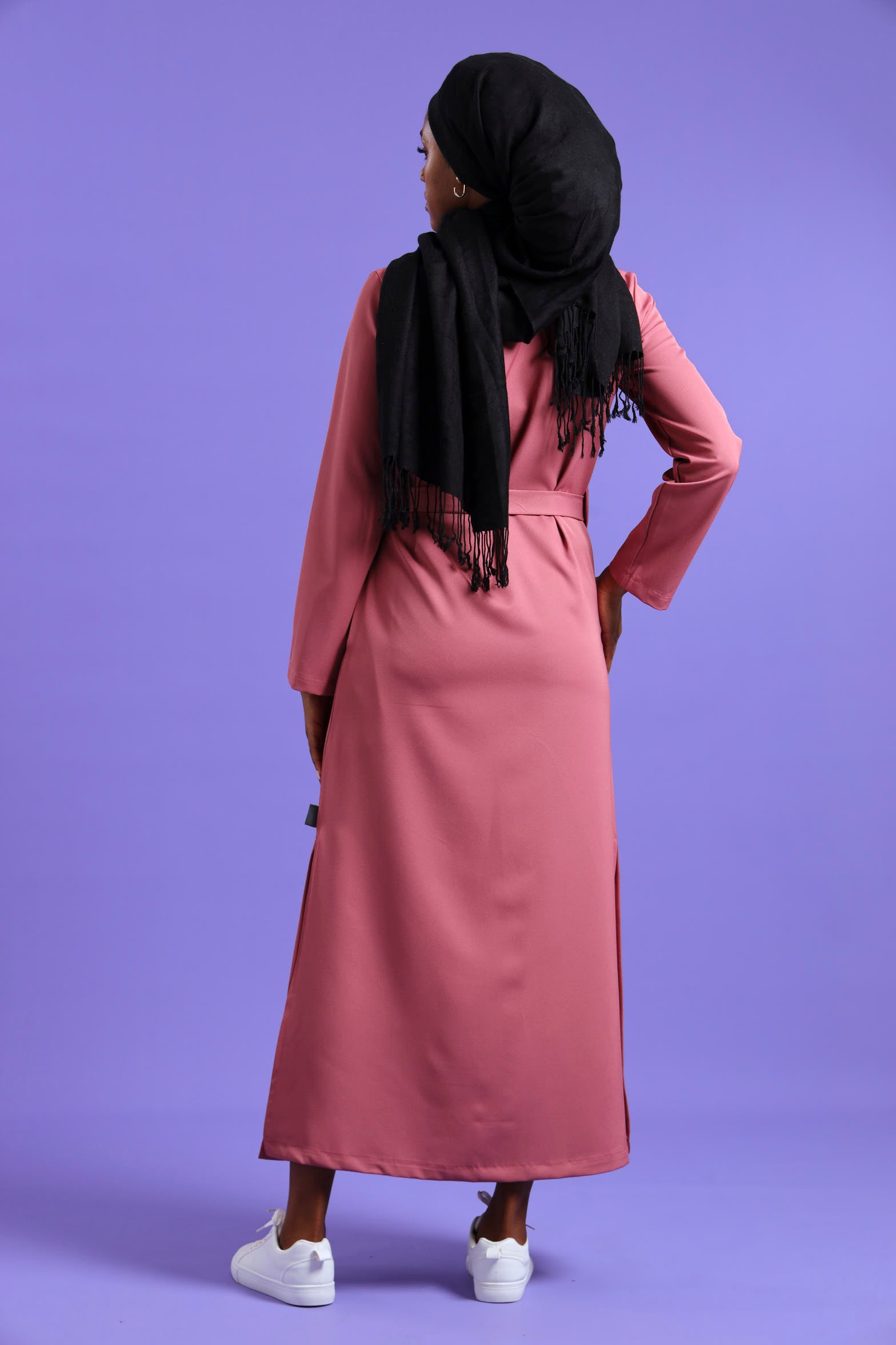 NEW LADIES LONGSLEEVE MODEST DRESS - Greens Medi Scrubs South Africa - Premium Medical Uniforms & Apparel - Delivery Across SA