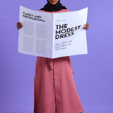 NEW LADIES LONGSLEEVE MODEST DRESS - Greens Medi Scrubs South Africa - Premium Medical Uniforms & Apparel - Delivery Across SA