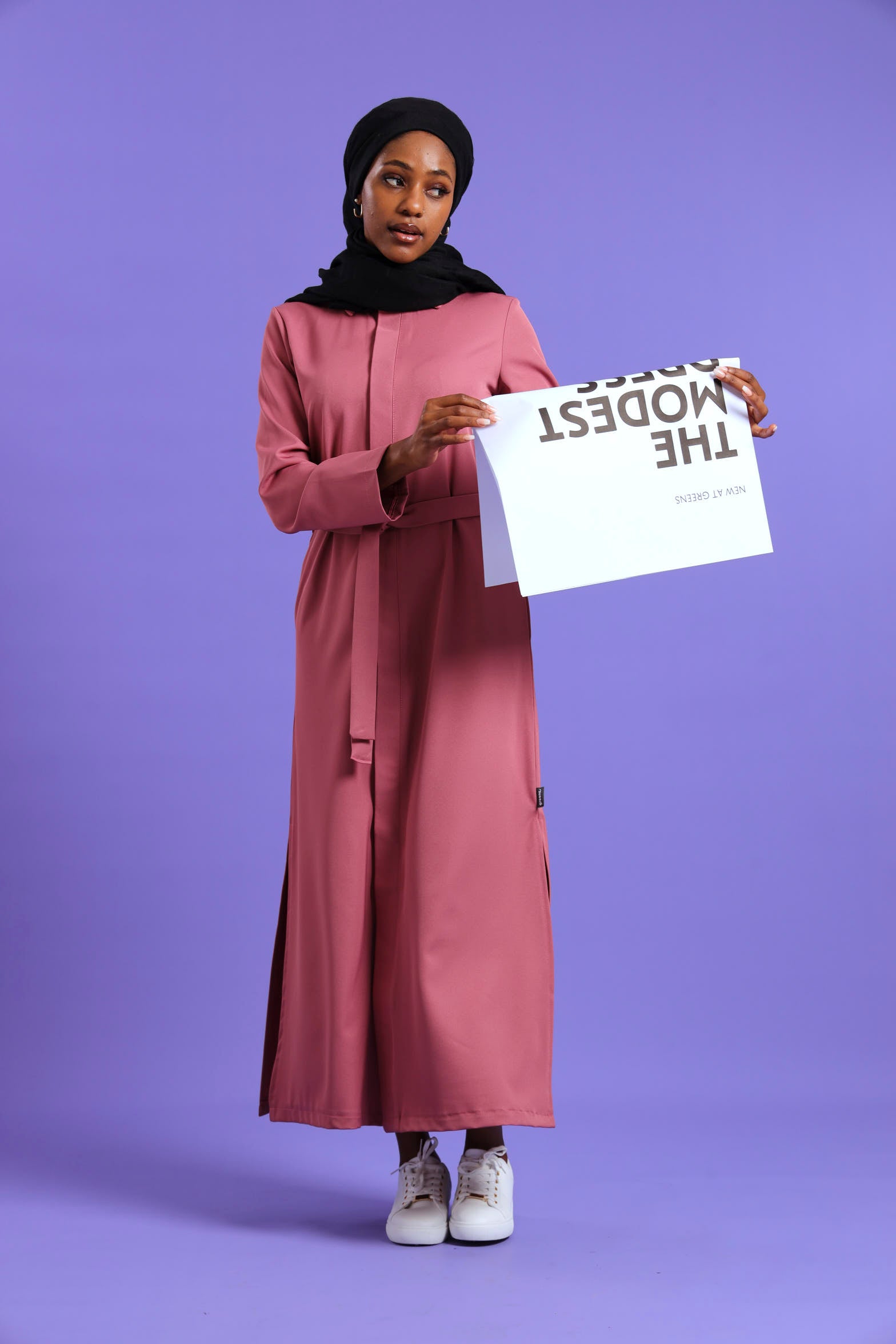 NEW LADIES LONGSLEEVE MODEST DRESS - Greens Medi Scrubs South Africa - Premium Medical Uniforms & Apparel - Delivery Across SA