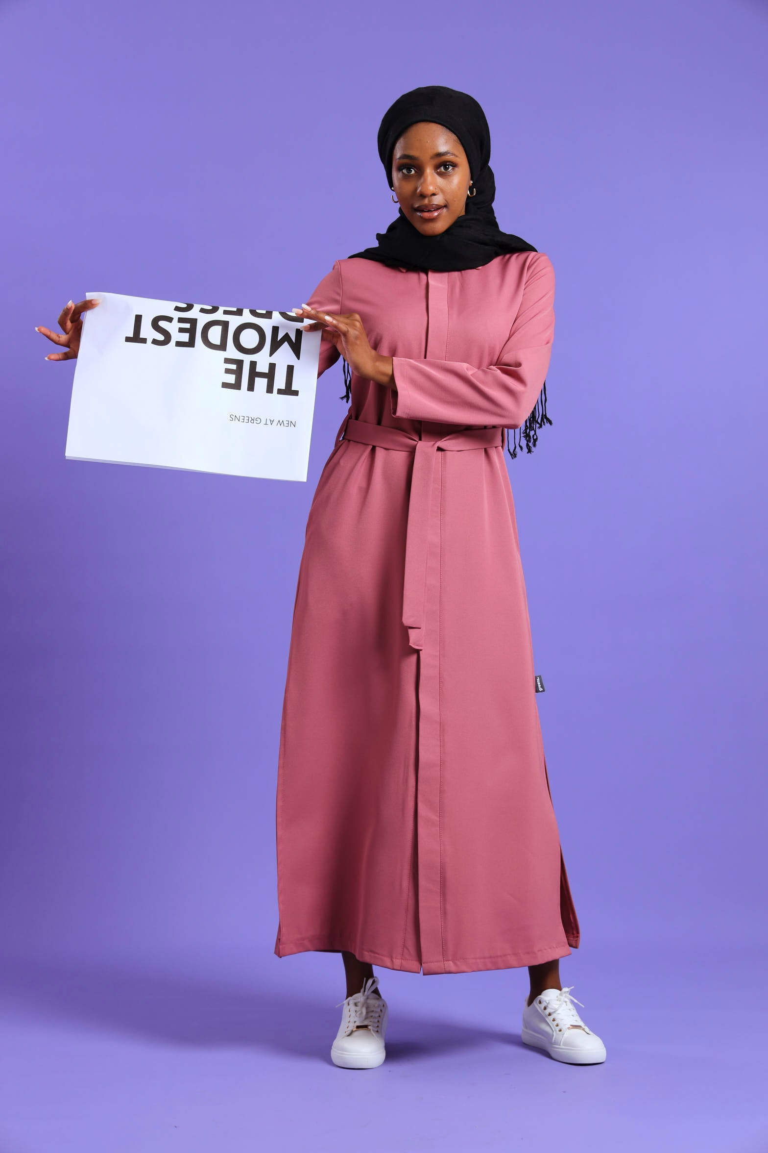 NEW LADIES LONGSLEEVE MODEST DRESS - Greens Medi Scrubs South Africa - Premium Medical Uniforms & Apparel - Delivery Across SA