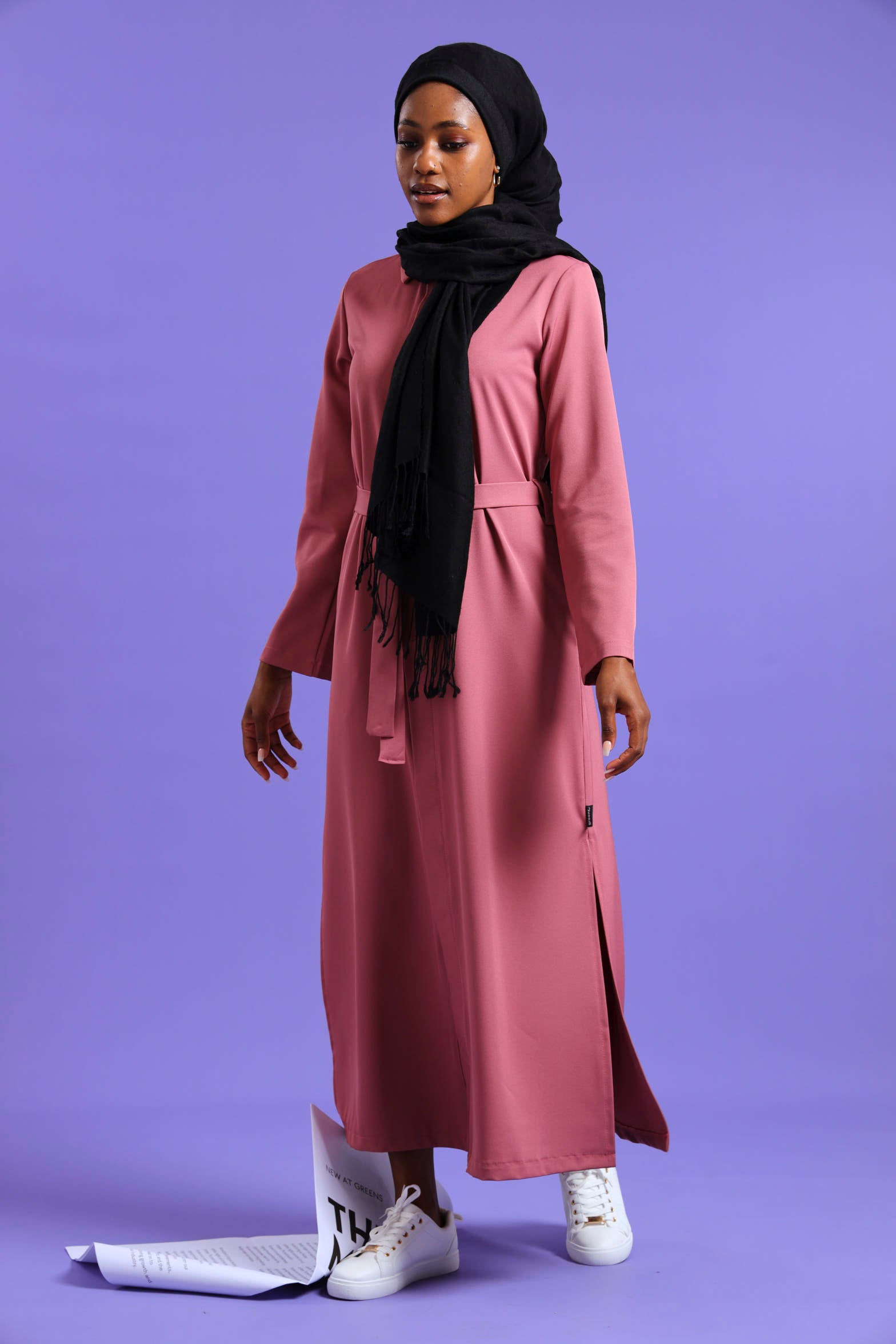 NEW LADIES LONGSLEEVE MODEST DRESS - Greens Medi Scrubs South Africa - Premium Medical Uniforms & Apparel - Delivery Across SA
