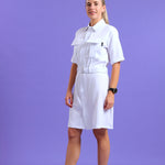 NEW LADIES SHORTSLEEVE MILITARY DRESS - Greens Medi Scrubs South Africa - Premium Medical Uniforms & Apparel - Delivery Across SA