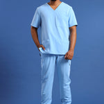 THE LUX MENS V-NECK TOP - Greens Medi Scrubs South Africa - Premium Medical Uniforms & Apparel - Delivery Across SA