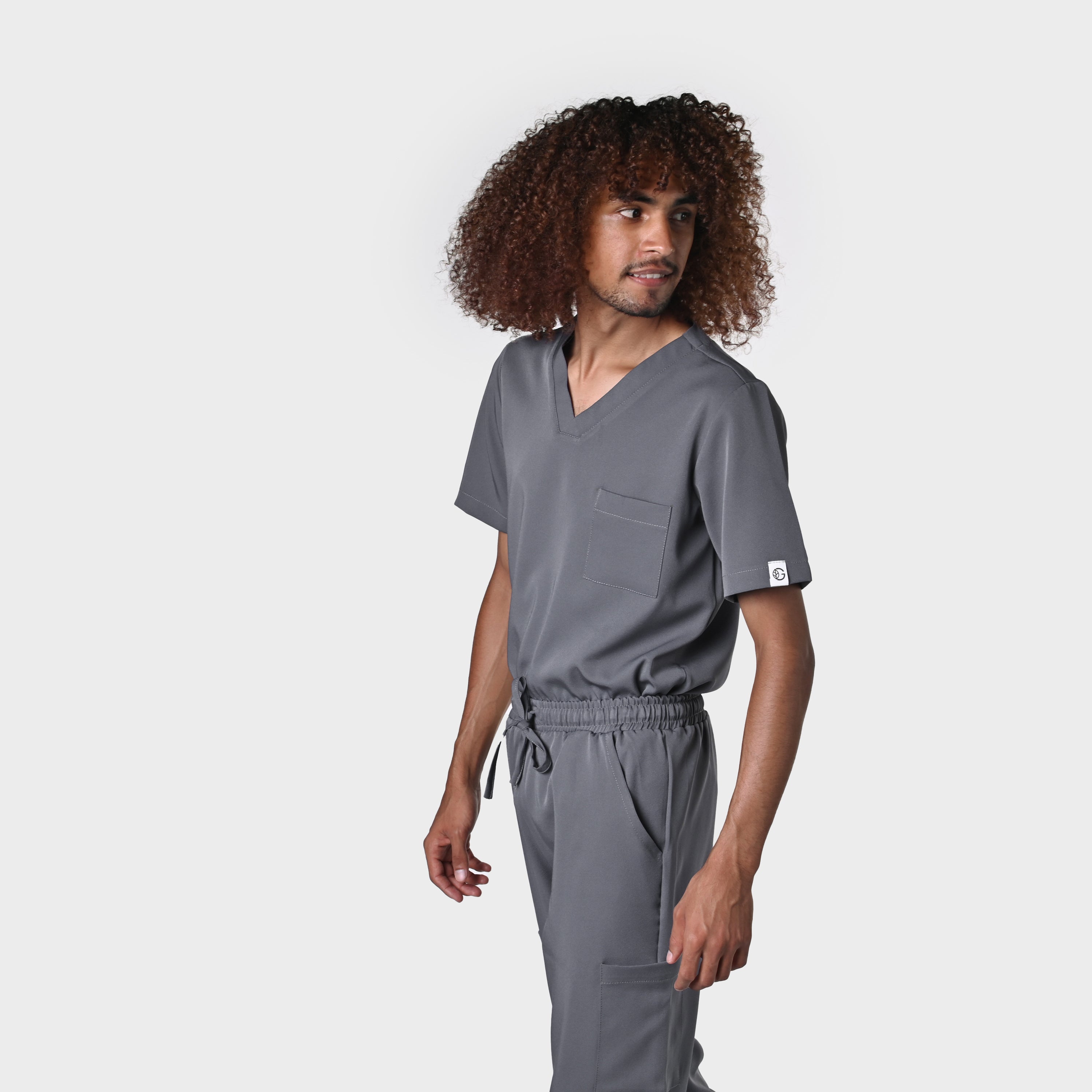 MENS ACTIVE V-NECK TOP - Greens Medi Scrubs South Africa - Premium Medical Uniforms & Apparel - Delivery Across SA