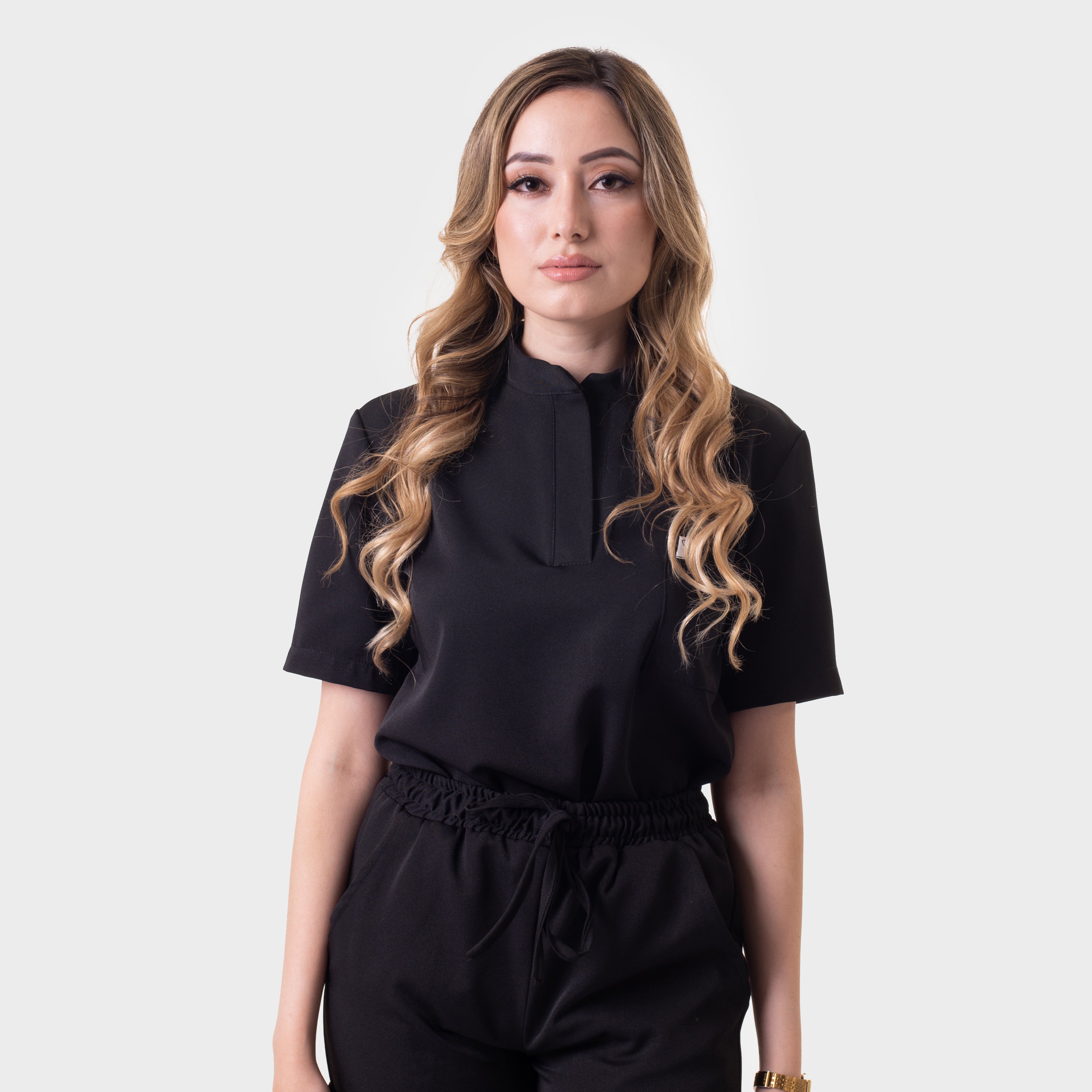 LADIES ACTIVE MANDARIN TOP - Greens Medi Scrubs South Africa - Premium Medical Uniforms & Apparel - Delivery Across SA