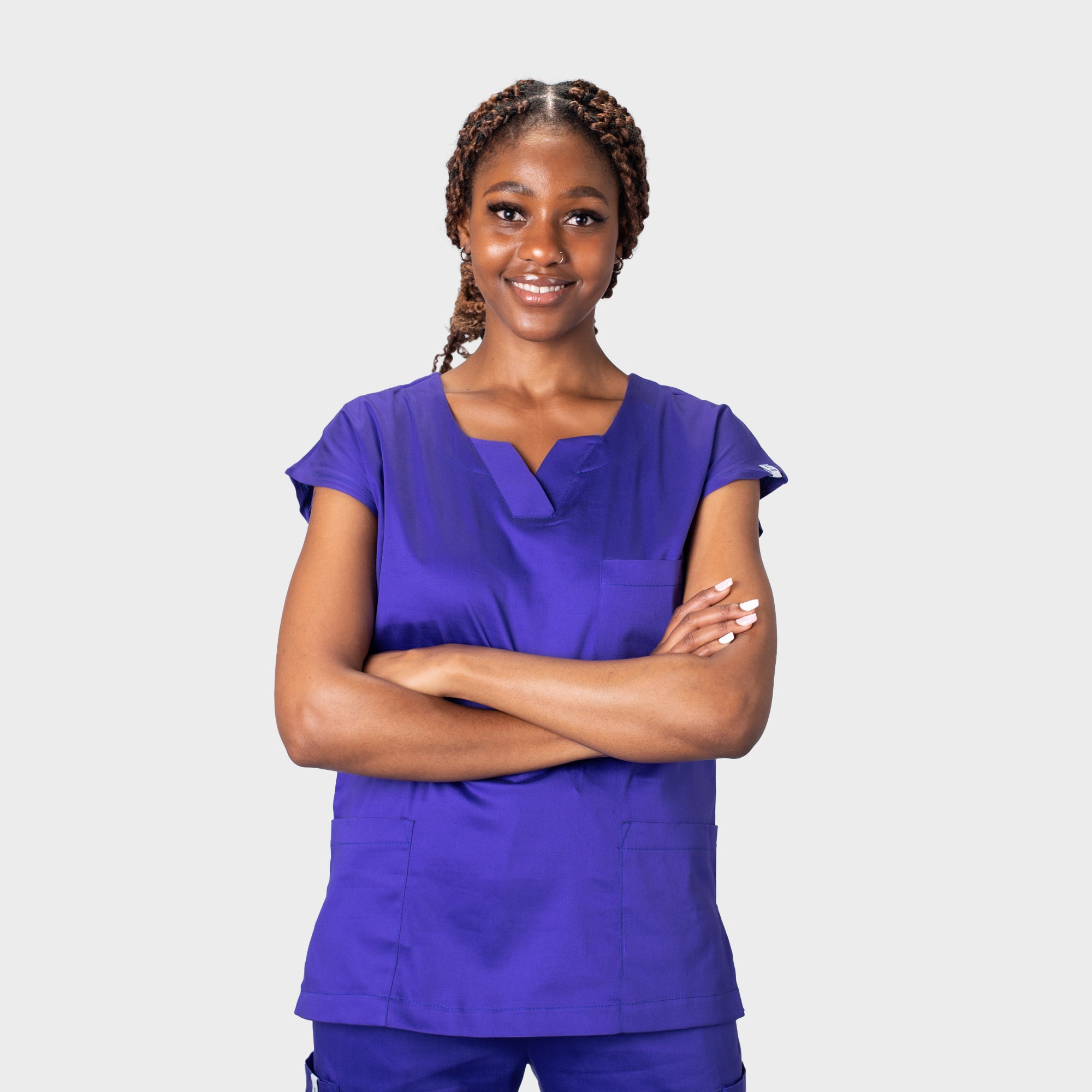 LADIES PREMIUM NALEDI TOP - Greens Medi Scrubs South Africa - Premium Medical Uniforms & Apparel - Delivery Across SA