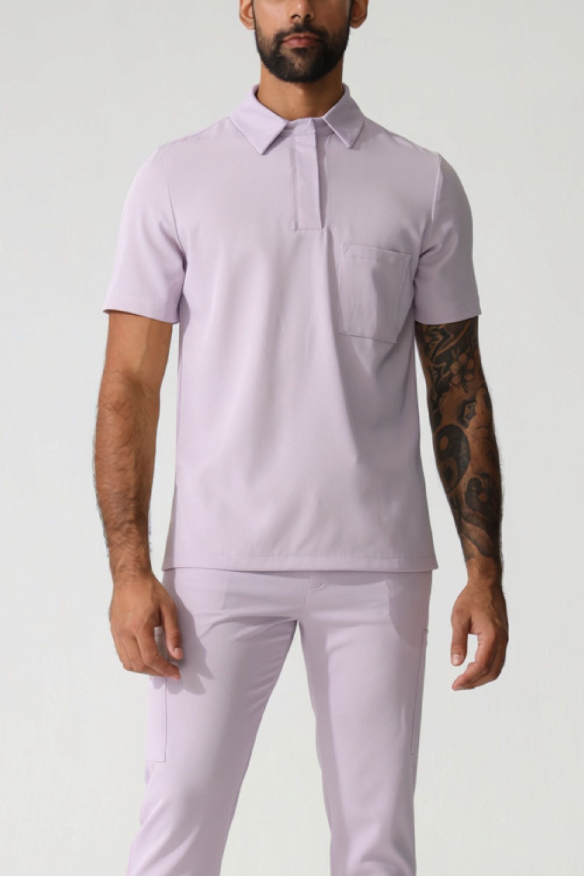 NEW MENS PRO-COLLARED TOP - Greens Medi Scrubs South Africa - Premium Medical Uniforms & Apparel - Delivery Across SA 