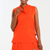 NEW LADIES MANDARIN SLEEVELESS TOP - Greens Medi Scrubs South Africa - Premium Medical Uniforms & Apparel - Delivery Across SA 
