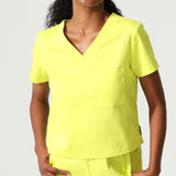 NEW LADIES V-NECK CROP
