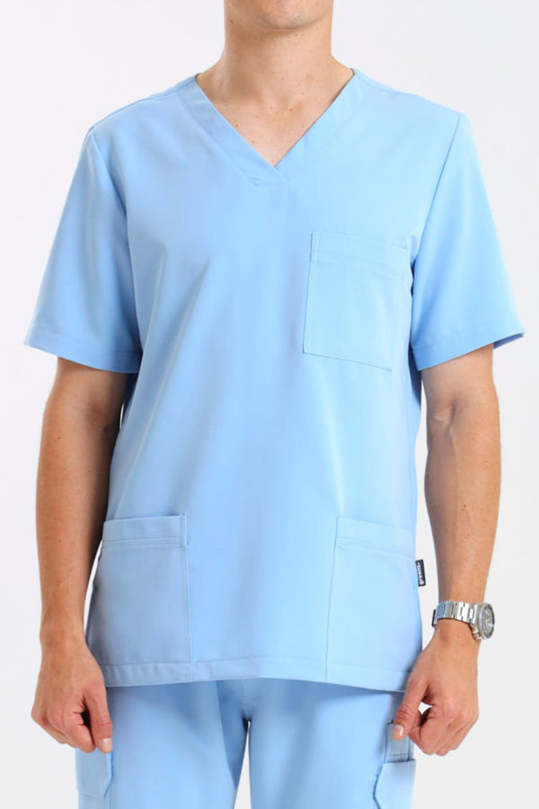THE LUX MENS V-NECK TOP - Greens Medi Scrubs South Africa - Premium Medical Uniforms & Apparel - Delivery Across SA 