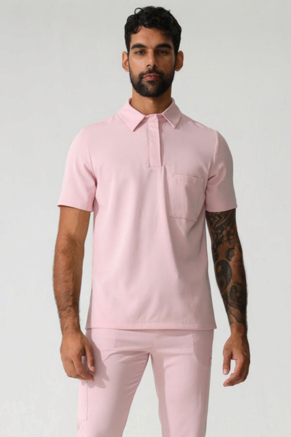 NEW MENS PRO-COLLARED TOP