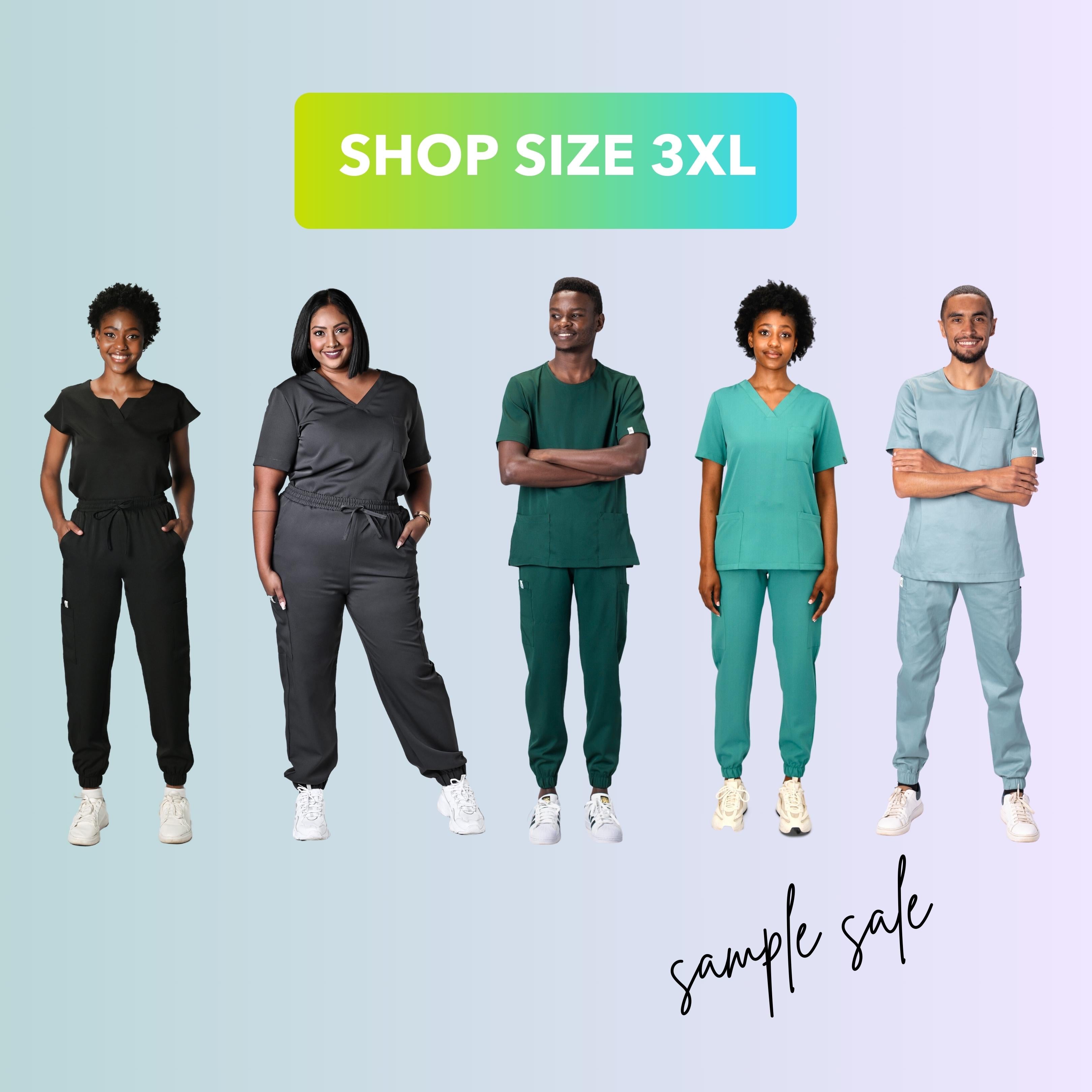 SHOP BY SIZE 3XL - Greens Medi Scrubs South Africa - Premium Medical Uniforms & Apparel - Delivery Across SA 