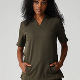 NEW LADIES ROO TOP - Greens Medi Scrubs South Africa - Premium Medical Uniforms & Apparel - Delivery Across SA 