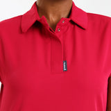 NEW LADIES PRO-COLLARED PETAL TOP
