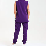 NEW LADIES MANDARIN SLEEVELESS TOP