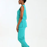 NEW LADIES ROUND SLEEVELESS TOP
