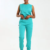 NEW LADIES ROUND SLEEVELESS TOP