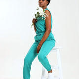 NEW LADIES ROUND SLEEVELESS TOP
