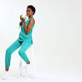 NEW LADIES ROUND SLEEVELESS TOP