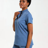 NEW LADIES MANDARIN FEMME TOP
