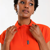 NEW LADIES PRO-COLLARED PETAL TOP