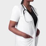 LADIES LUXE LAB COAT - Greens Medi Scrubs South Africa - Premium Medical Uniforms & Apparel - Delivery Across SA 