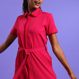 NEW LADIES SHORTSLEEVE MODEST DRESS