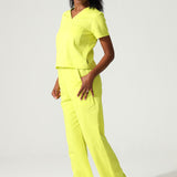 NEW LADIES V-NECK CROP