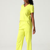 NEW LADIES V-NECK CROP