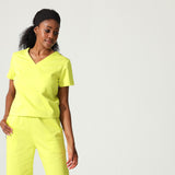 NEW LADIES V-NECK CROP