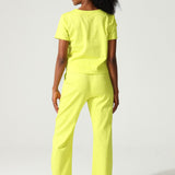 NEW LADIES V-NECK CROP