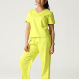 NEW LADIES V-NECK CROP