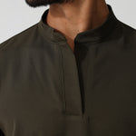 THE MENS MANDARIN LONGSLEEVE TOP - Greens Medi Scrubs South Africa - Premium Medical Uniforms & Apparel - Delivery Across SA 