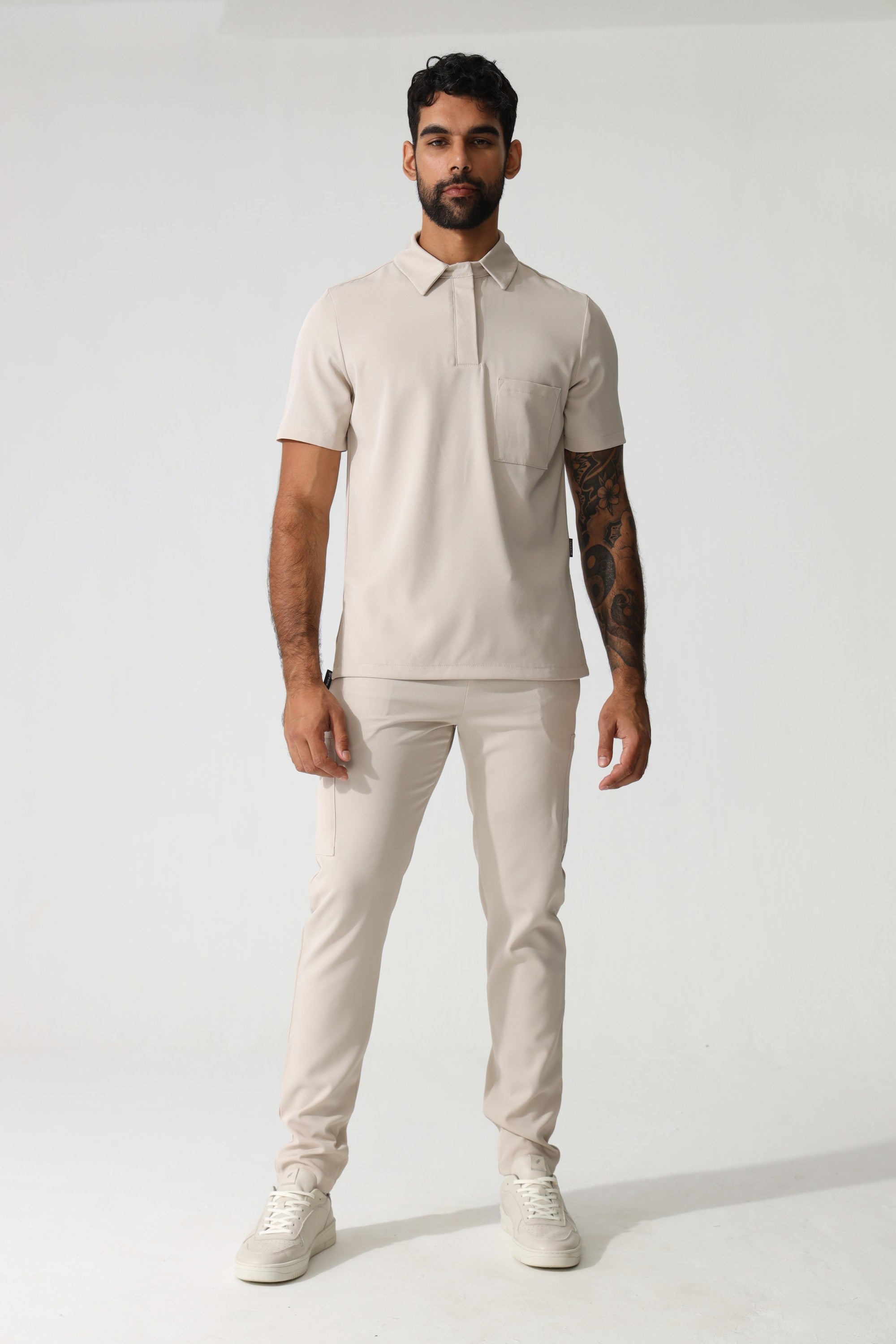 NEW MENS PRO-COLLARED TOP - Greens Medi Scrubs South Africa - Premium Medical Uniforms & Apparel - Delivery Across SA 