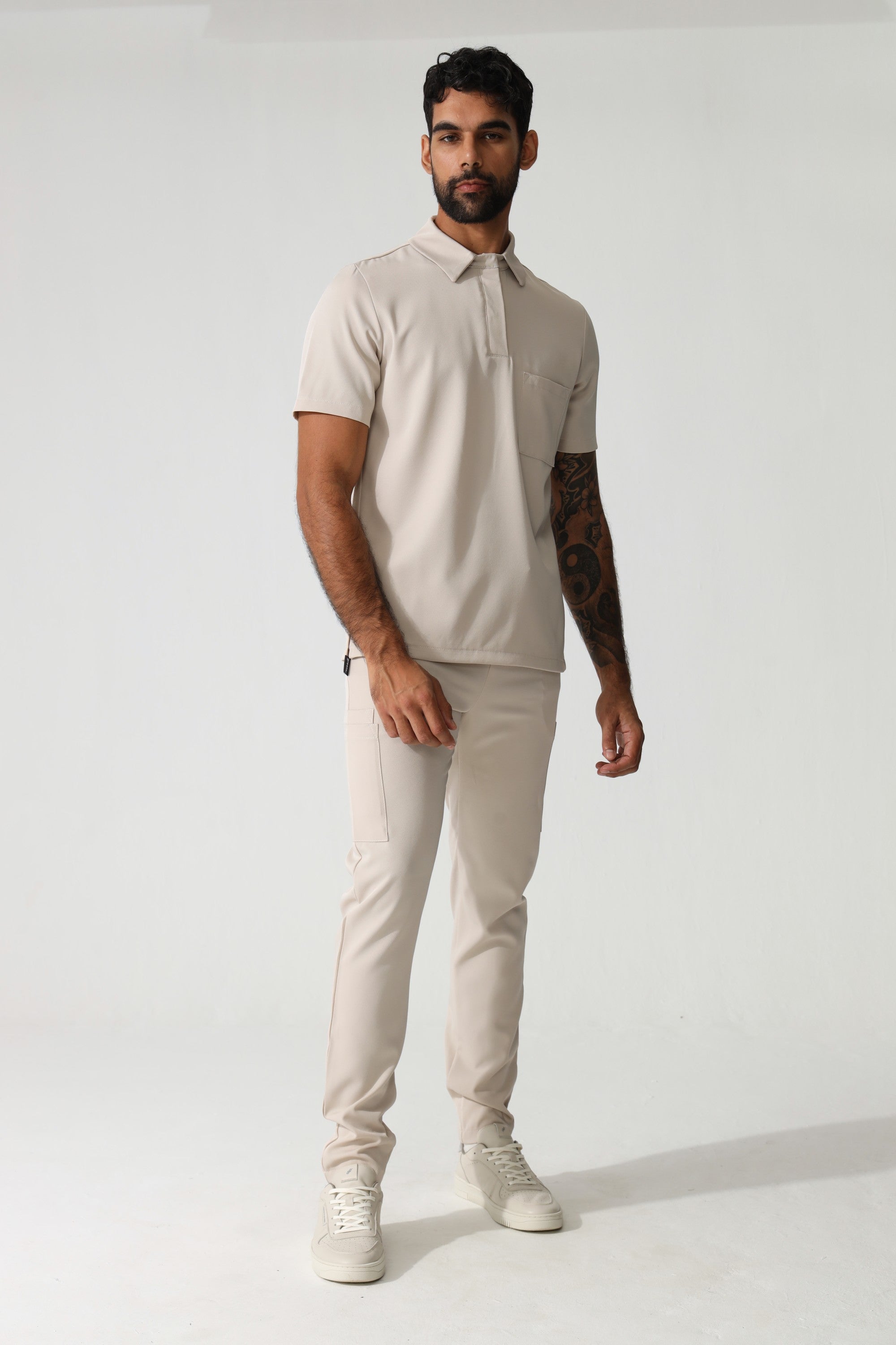 NEW MENS PRO-COLLARED TOP - Greens Medi Scrubs South Africa - Premium Medical Uniforms & Apparel - Delivery Across SA 